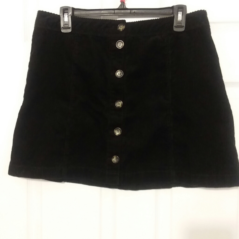 Black corduroy skirt {never been worn}